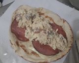 Foto del paso 7 de la receta: Tortilla de pollo con champiñones