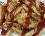 A picture of step 4 of Masala fries.