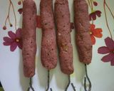 A picture of step 6 of Soya keema kabab.