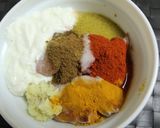A picture of step 1 of Mustard Chicken.