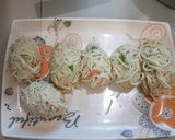 A picture of step 7 of Leftover noodles balls.