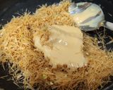 A picture of step 2 of Sitaphal Kunafa Pudding With Gentle Flavours & Texture --- A Silky Decadant Dessert.
