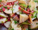 A picture of step 1 of Apple & Pear Salad.