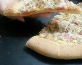 Hình bước làm 7 của món Bánh Pizza (vị xúc xích và giăm bông)