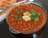 عکس مرحله 1 از دستور خوراک لوبیا چیتی با کلم
