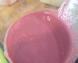 Une image de l'étape 2 de Gâteau mangue framboise.