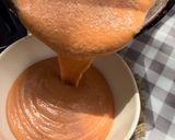 A picture of step 5 of Mango Salmorejo 🥭.