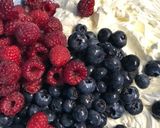Rolada z serkiem mascarpone i bitą śmietaną krok przepisu 6 zdjęcie
