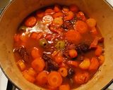Une image de l'étape 9 de Daube de Boeuf à l'Orange.
