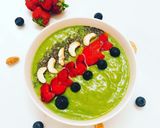 Hình bước làm 2 của món Sinh tố Kale, dứa, bơ