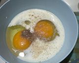 Foto langkah ke 1 dari resep Omelet Keju Enoki.
