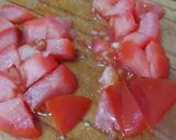Foto del paso 3 de la receta: Ensalada tibia de Salmón, alubias y queso salsa roquefort