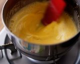 A picture of step 13 of Mango Frangipane Tart | Gorgeous Orange Yellow Tart.