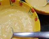 A picture of step 2 of Marble effect dhokla.