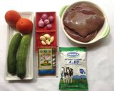 Hình bước làm 1 của món Gan heo chiên