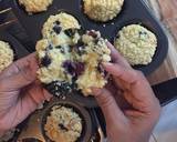 Blueberry Muffin langkah memasak 9 foto