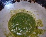 A picture of step 5 of Palak badam ki Pulao.