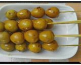 Foto langkah ke 5 dari resep Sate telur puyuh.
