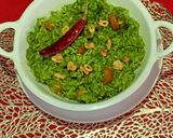 A picture of step 7 of Palak Khichdi.