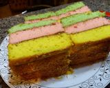 Foto langkah ke 4 dari resep Sponge cheese rainbow.