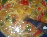 Foto del paso 5 de la receta: Tortilla de morrón y cebolla