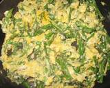 Agrelia (wild asparagus) with eggs recipe step 6 photo