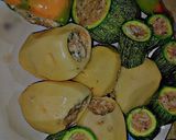 صورة لخطوة 1 من وصفة دولمة بزيتون وبطاطا وكورجات (جريوات)