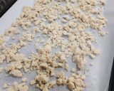 Foto langkah ke 1 dari resep Biskuit Ampas Susu Kedelai / soybean pulp cookies 🍪🥛🍫.