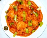 A picture of step 4 of Cauliflower And Carrot Manchurian.
