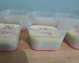 Foto langkah ke 4 dari resep Rainbow puding.