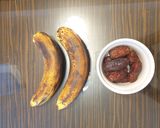 Foto langkah ke 1 dari resep Bolu Pisang Kurma (Tepung Almond).
