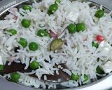 A picture of step 1 of Peas Pulao.