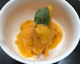 A picture of step 3 of Mango peach sorbet.