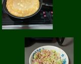 Foto del paso 2 de la receta Tortilla de💠 patatas rellena💠de queso 🍴🍻