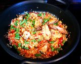 Foto del paso 4 de la receta: Arroz con carne de conejo y hortalizas