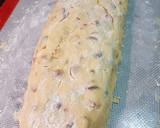 Foto del paso 3 de la receta: Biscotti de pistacho, arándanos, avellanas y papaya