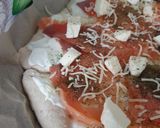 Une image de l'étape 4 de Pizza saumon frais #novembre.