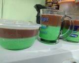 Foto langkah ke 7 dari resep Puding Lumut coklat.