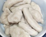 Foto langkah ke 3 dari resep Pempek (khas Palembang) Ikan Tenggiri.