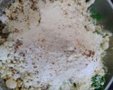 A picture of step 2 of Cabbage pakoda.