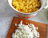 Hagymás, krumplis tészta recept fázis 1 fotója