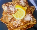 A picture of step 6 of Coconut Sesame French Toast.
