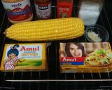 A picture of step 1 of Mexican Sweet corn.