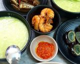 Hình bước làm 3 của món Cháo lá dứa