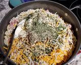 A picture of step 2 of Cheesy Ham Casserole.