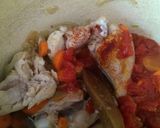 Foto del paso 5 de la receta: Pollo al azafrán para dos