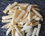 A picture of step 1 of Zigzag Chips#ThemeChallenge.