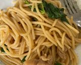รูปขั้นตอนการทำที่ 3 ของ สปาเกตตีผัดอกไก่ใส่ใบกะเพรา 3-5 ขวบ