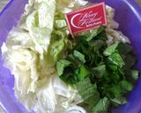 Foto langkah ke 1 dari resep Oseng Sambal Sawi Putih-Tempe-Terong.