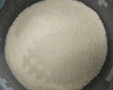 A picture of step 1 of Kesar Malpua.